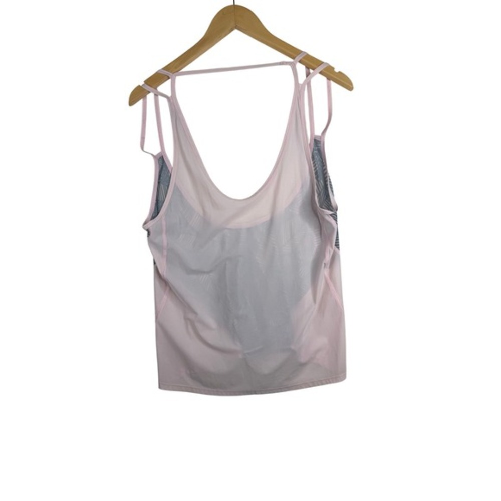 Lululemon Singlet Tank Top size Medium‎ Pink/Gray